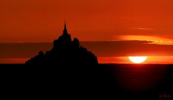 Mont St-Michel sunset